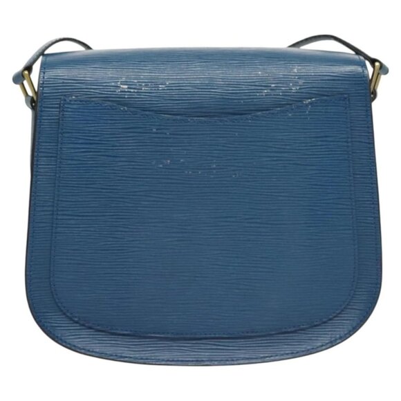 LOUIS VUITTON Epi Saint Cloud GM Shoulder Bag Toledo Blue M52195 LV Auth 128324 - Picture 2 of 16